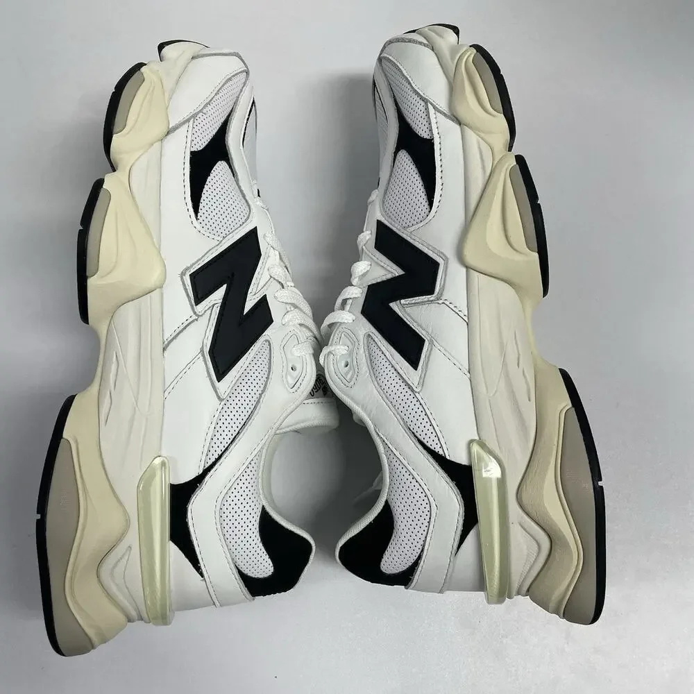 New Balance 9060 White Black U9060AAB Size 15 Men Chunky Mesh Workout Sneakers